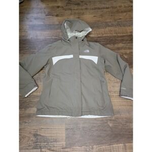 The North Face Brown Inlux Hyvent Hooded Fleece Insulated Jacket Women's Large